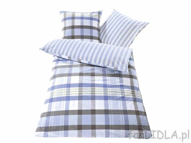 Pościel dwustronna z perkalu 160 x 200 cm Meradiso, cena 89,90 PLN za 1 opak. 
- ...