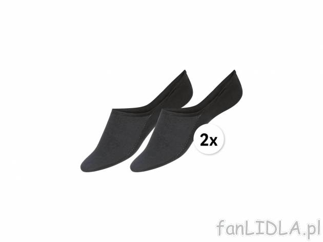 Stopki damskie z bawełną, 2 pary* Esmara, cena 4,99 PLN 
*Artykuł dostępny wyłącznie ...