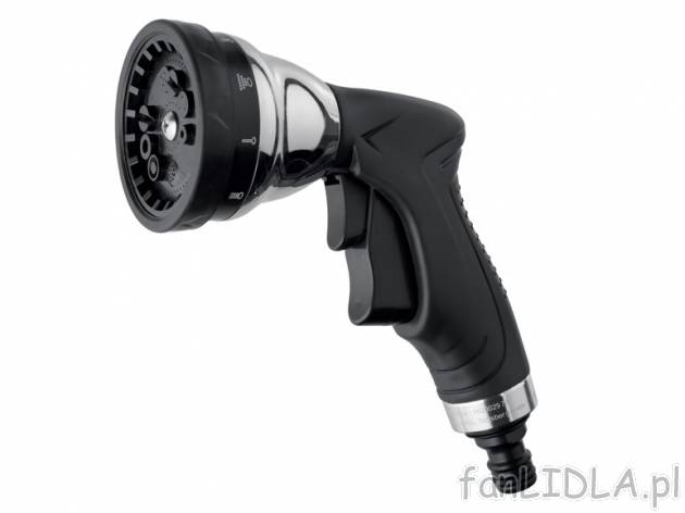 Pistolet zraszający Florabest, cena 24,99 PLN za 1 szt. 
- złącze wtykowe dostosowane ...