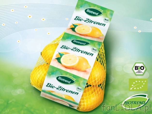 Bio-cytryny , cena 2,49 PLN za 500 g, 1kg=4,98 PLN. 
- Oferta ważna od 10.03-16.03
- ...