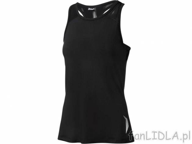 Top funkcyjny damski Crivit, cena 17,99 PLN 
- rozmiary: S-L
- elementy odblaskowe
- ...