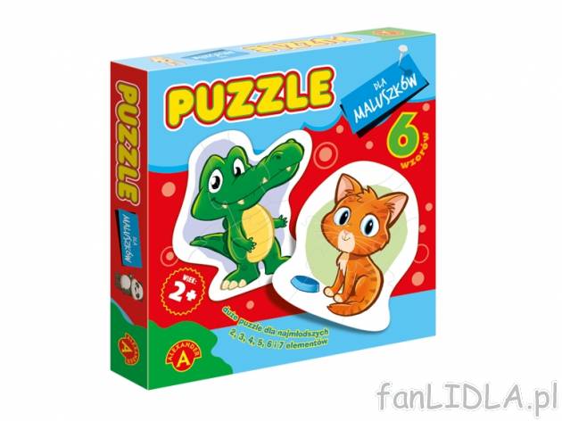 Puzzle , cena 12,99 PLN za 1 opak. 
-      4 wzory