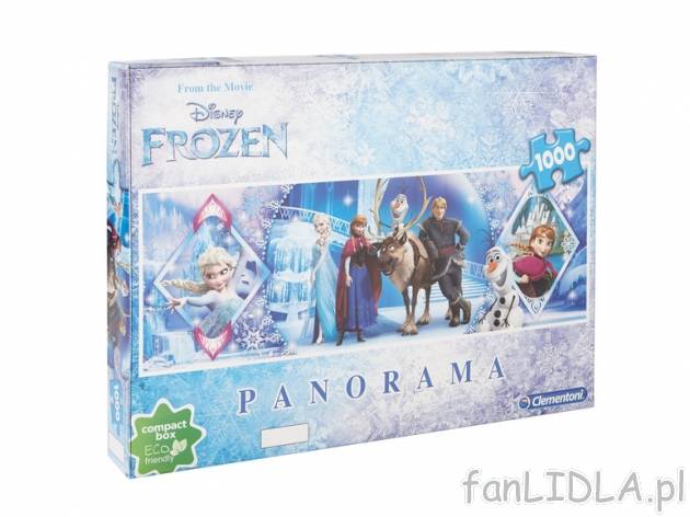 Panoramiczne puzzle 1000 elementów , cena 15,99 PLN za 1 opak. 
-      5 wzorów