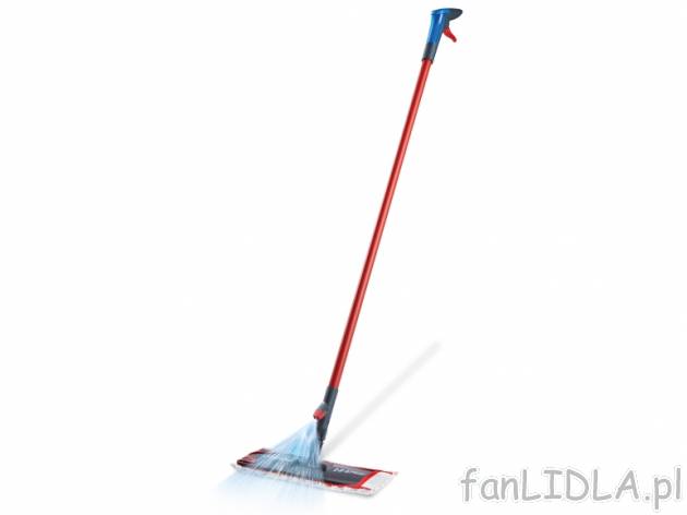 Mop płaski ze spryskiwaczem , cena 79,90 PLN za 1 opak. 
- innowacyjne rozwiązanie ...