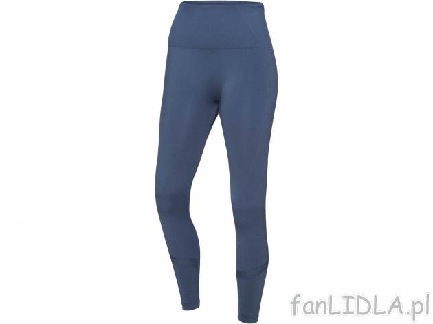 Legginsy bezszwowe damskie Crivit, cena 24,99 PLN 
- rozmiary: S-L
- optymalne dopasowanie ...