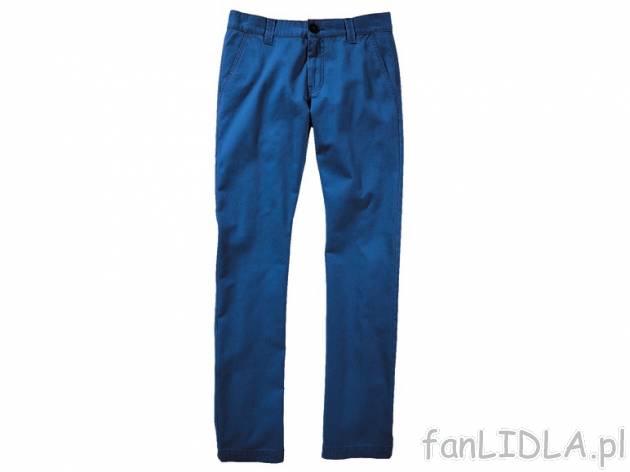 Spodnie z twillu Livergy, cena 49,99 PLN za 1 para 
- rozmiary: 48-56 (nie wszystkie ...