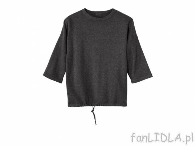 Sweter z delikatnej dzianiny Esmara, cena 39,99 PLN za 1 szt. 
- wygodny rękaw ...