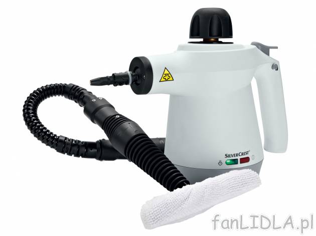Ręczna myjka parowa 1100 W Silvercrest, cena 79,90 PLN 
- z lampką kontolną, ...