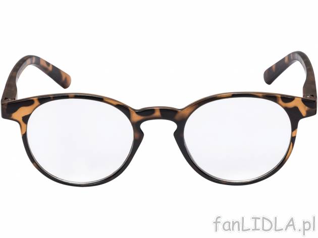 Okulary do czytania w etui Auriol, cena 9,99 PLN 
- moc szkieł: +1,00; +1,50; ...