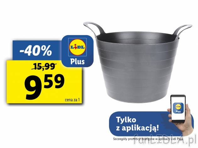 Kosz uniwersalny 30 l Parkside, cena 15,99 PLN  

Opis

- top marka