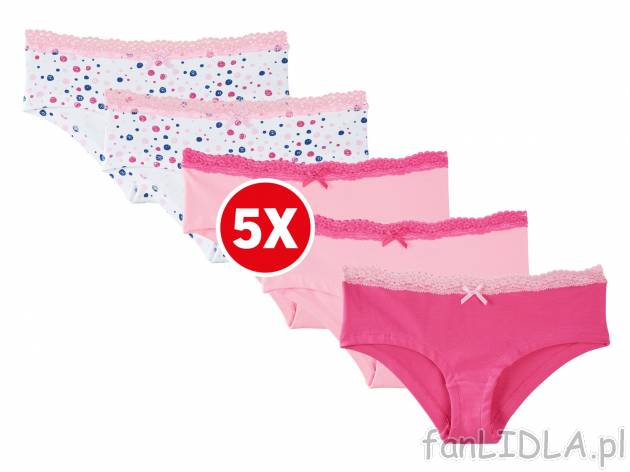 Młodzieżowe majtki, 5 par lub bokserki, 3 pary , cena 19,99 PLN za 1 opak. 
- ...