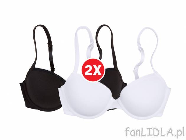 Biustonosze, 2 szt. , cena 34,99 PLN za 1 opak. 
- rozmiary: 75B, 80B, 85B, 85C, ...