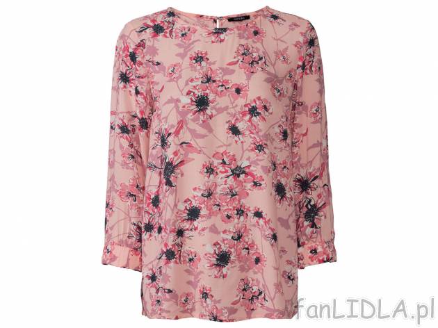Bluzka damska z wiskozy Esmara, cena 29,99 PLN 
- 100% wiskozy (LENZING&trade; ...