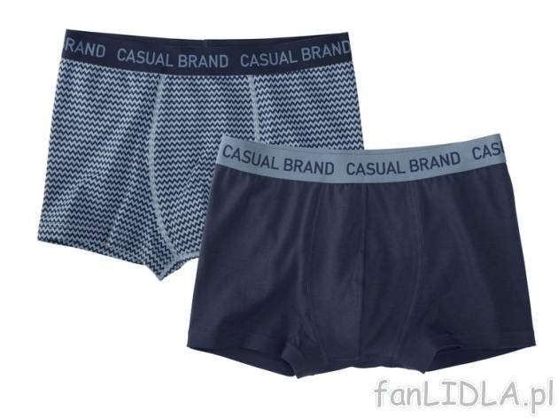 Bokserki, 2 pary Livergy, cena 19,99 PLN za 1 opak. 
- rozmiary: M-XL 
- 3 zestawy ...