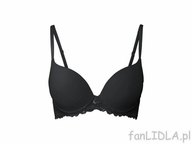Biustonosz push-up z koronką Esmara Lingerie, cena 19,99 PLN 
- rozmiary: 75B, ...