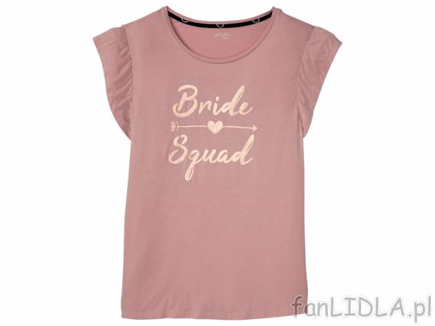 Piżama z wiskozy Esmara Lingerie, cena 34,99 PLN 
- rozmiary: S-L
- koszulka ...