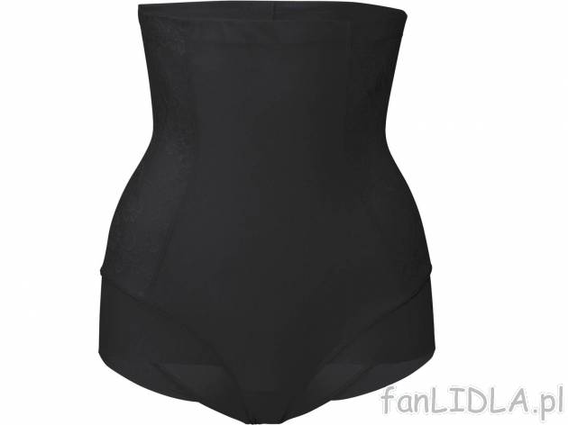 Majtki modelujące z koronką Esmara Lingerie, cena 24,99 PLN 
- wysoko zabudowane, ...