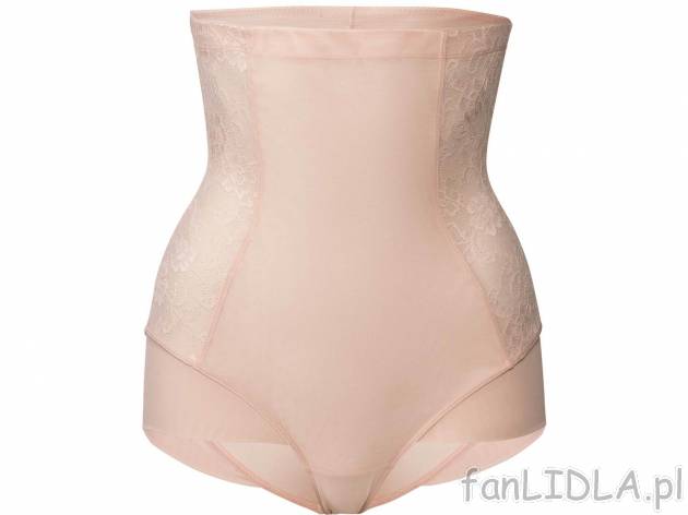 Majtki modelujące z koronką Esmara Lingerie, cena 24,99 PLN 
- wysoko zabudowane, ...