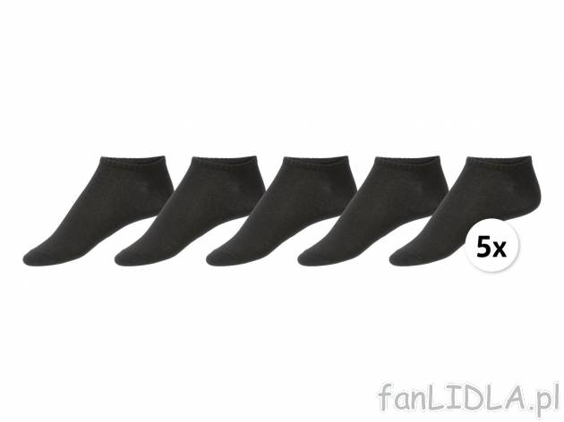 Skarpetki damskie z biobawełną, 5 par* Esmara Lingerie, cena 2,99 PLN 
*Artykuł ...