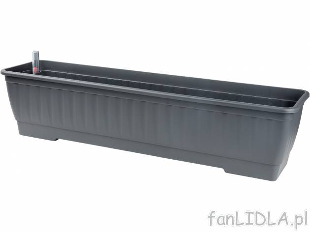 Skrzynka na kwiaty Parkside, cena 24,99 PLN 
80 X 19,6 X 18,5 CM 
- z regulowanym ...