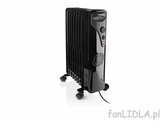 Elektryczny grzejnik olejowy 2400 W , cena 199,00 PLN za 1 opak. 
- płynny regulator ...