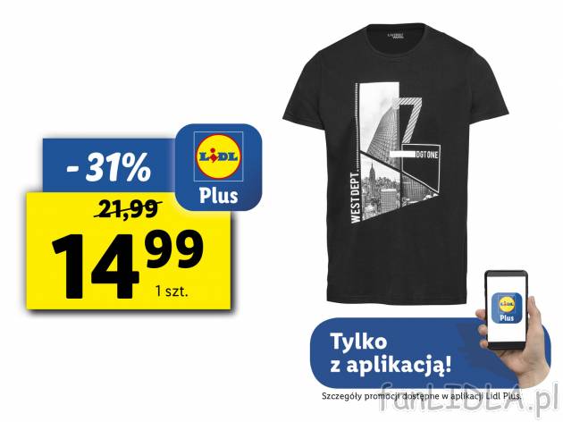 T-shirt Oeko Tex, cena 21,99 PLN 
- rozmiary: M-XL
- wysoka zawartość bawelny
Dostępne ...