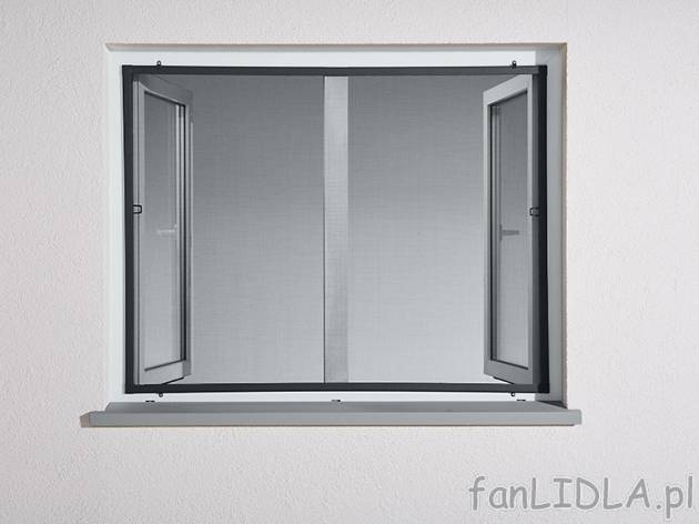 Moskitiera okienna z ramą aluminiową 130 x 150 cm Powerfix, cena 79,90 PLN za ...
