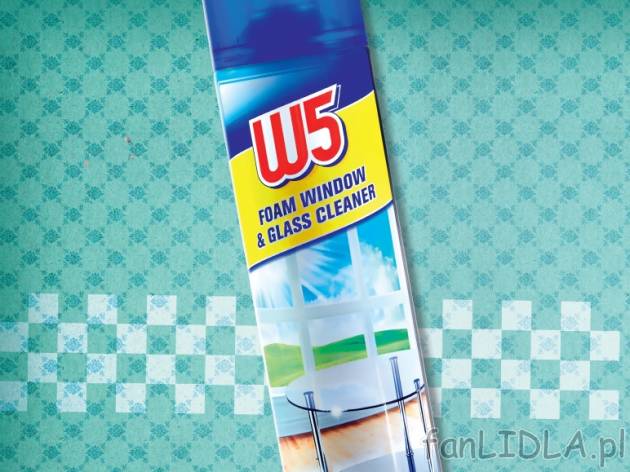 Pianka do mycia okien lub Spray do łazienki , cena 5,55 PLN za 600 ml, 1L=9,25 ...
