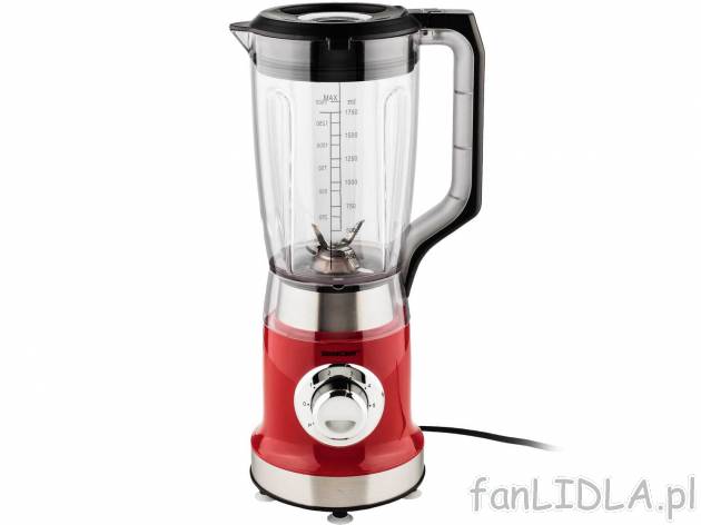 Blender kielichowy 600 W Silverscrest Kitchen Tools, cena 109,00 PLN 
- ostrza ...