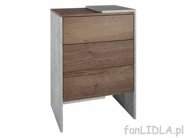 Komoda z 3 szufladami , cena 149,00 PLN za 1 szt. 
- wymiary: 54,5 x 79,5 x 38,1 ...