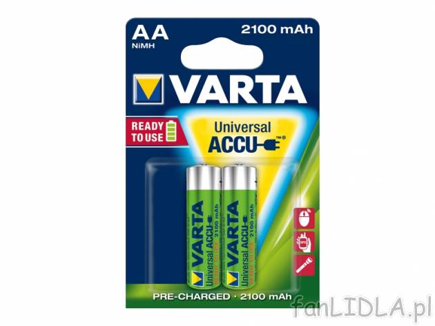 Baterie , cena 14,99 PLN za 1 opak. 
-  do wyboru:
AA; 2100mAh
AAA;  800mAh