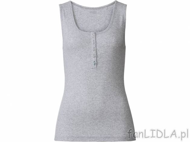 Koszulka damska na ramiączkach Esmara Lingerie, cena 12,99 PLN 
- rozmiary: XS-L
- ...