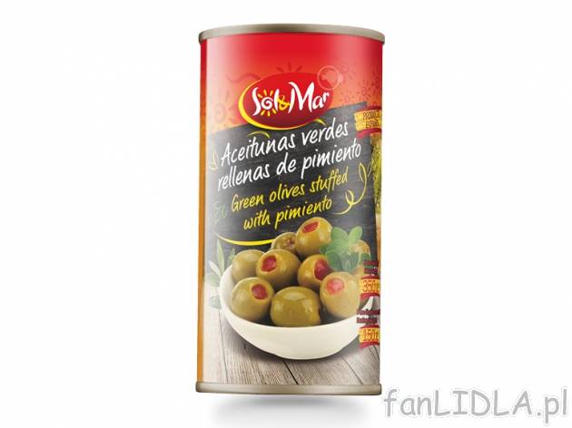 Oliwki , cena 2,00 PLN za 350/410 g/1 opak., 1 kg=16,60/14,65 PLN. 
Oferta ważna ...
