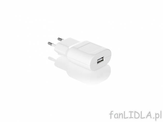 Ładowarka USB , cena 15,99 PLN za 1 szt. 
- do telefonów komórkowych, odtwarzaczy ...
