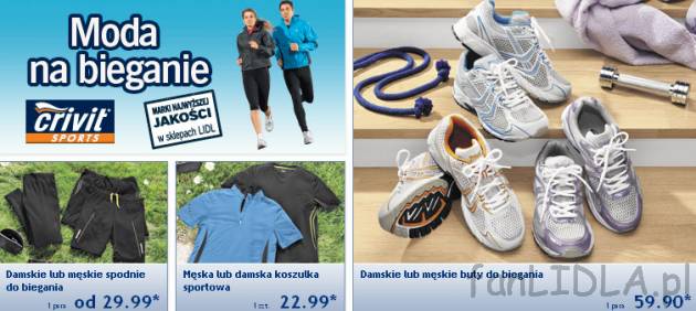 Gazetka Lidl od czwartku 24 marca 2011 - Moda na bieganie