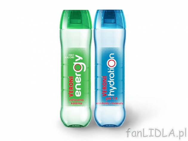 Veroni Woda funkcjonalna Energy lub Hydration , cena 1,00 PLN za 700 ml/1 but., ...