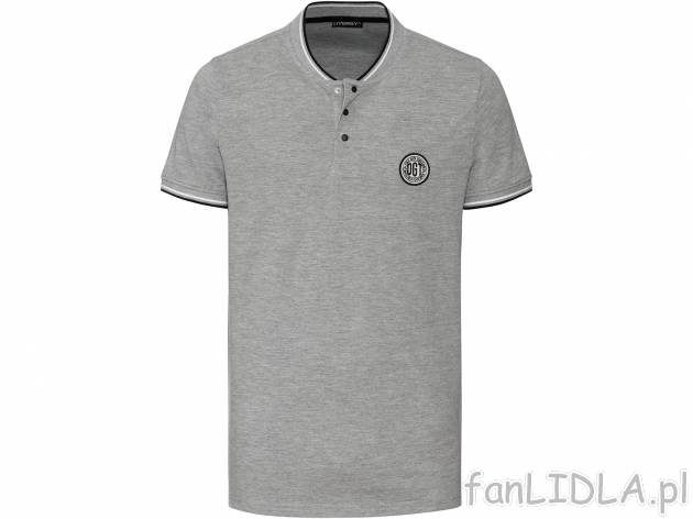 Koszulka polo męska Livergy, cena 29,99 PLN 
- rozmiary: M-XL
- wysoka zawartość ...