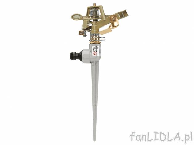 Zraszacz pulsacyjny Parkside, cena 29,99 PLN 
- przyłącze do wody 13 mm (½”)
Opis

- ...