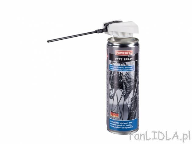 Smar wielofunkcyjny, spray silikonowy lub PTFE Powerfix, cena 12,99 PLN za 300 ml ...