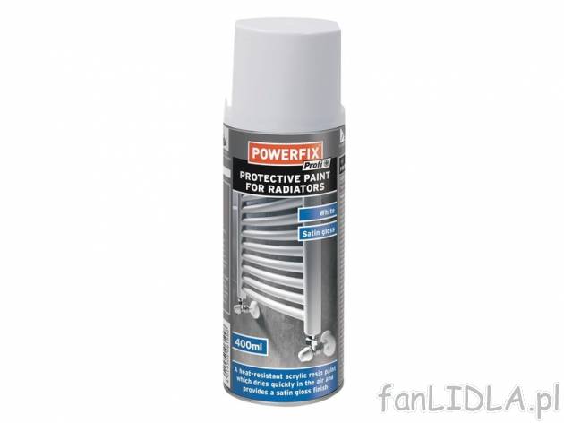 Lakier ochronny Powerfix, cena 9,99 PLN za 400 ml=1 opak., 1l = 24,98 PLN. 
- do ...