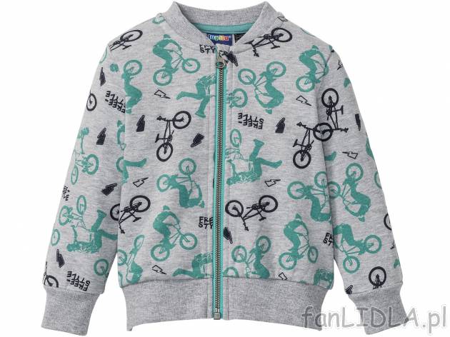 Bluza chłopięca Lupilu, cena 24,99 PLN 
- rozmiary: 86-116
- wysoka zawartość ...