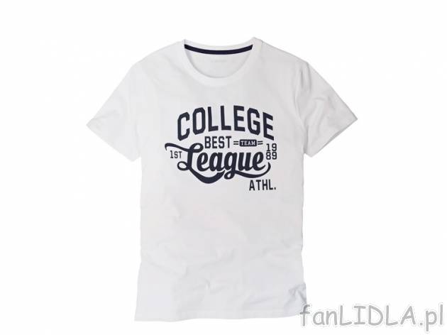 T-shirt Livergy, cena 19,99 PLN za 1 szt. 
- rozmiary: M-XXL (nie wszystkie wzory ...