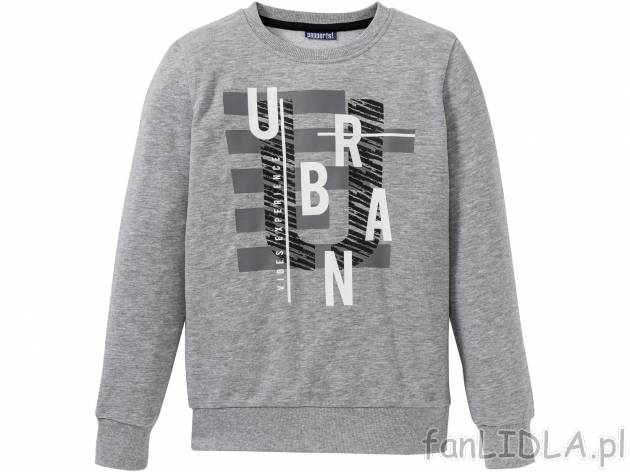 Bluza chłopięca Pepperts, cena 29,99 PLN 
- rozmiary: 122-164
- wysoka zawartość ...