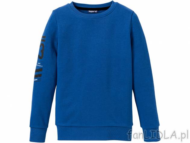 Bluza chłopięca Pepperts, cena 29,99 PLN 
- rozmiary: 122-164
- wysoka zawartość ...