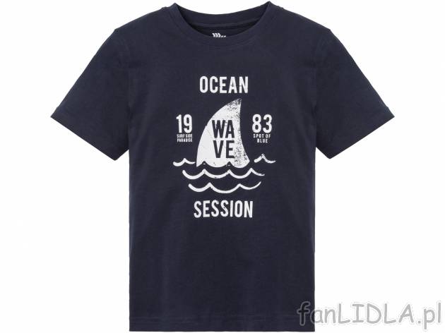 T-shirt chłopięcy Pepperts, cena 9,99 PLN 
- rozmiary: 134-152
- 100% bawełny
Dostępne ...