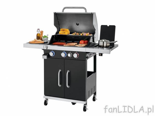 Grill gazowy 3-palnikowy , cena 799,00 PLN 
- duża powierzchnia do grillowania ...