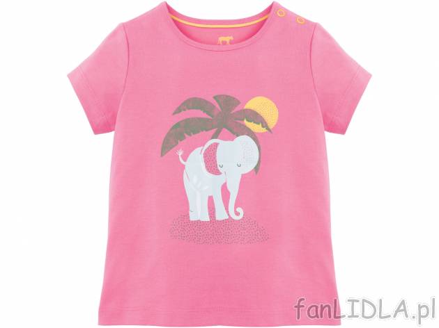 T-shirt dziewczęcy Lupilu, cena 7,99 PLN 
- 100% bawełny
- rozmiary: 86-116
Dostępne ...