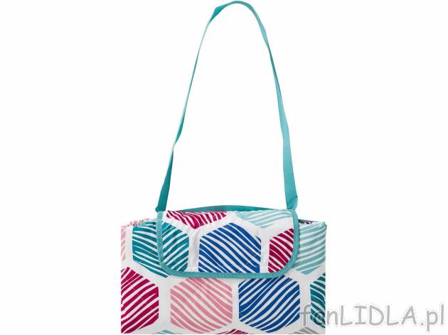 Mata termiczna 127 x 168 cm Crivit, cena 24,99 PLN 
- z zapięciem na rzep, uchwytem ...