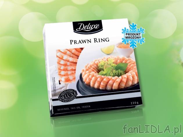 Krewetki wykwintne , cena 21,99 PLN za 230 g/ 1 opak., 100g=9,56 PLN. 
- Delikatne, ...