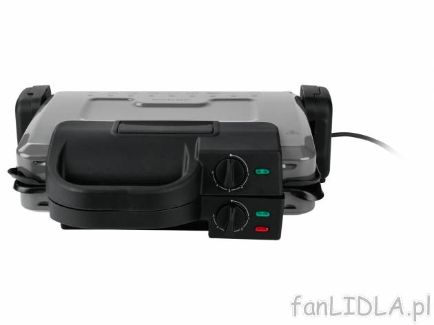Grill kontaktowy 3 w 1, 1700 W Silverscrest Kitchen Tools, cena 149,00 PLN 
- 3 ...